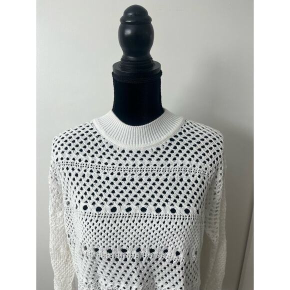 NWT Solid & Striped - The Max Sweater - Marshmallow - Large - Picture 5 of 6